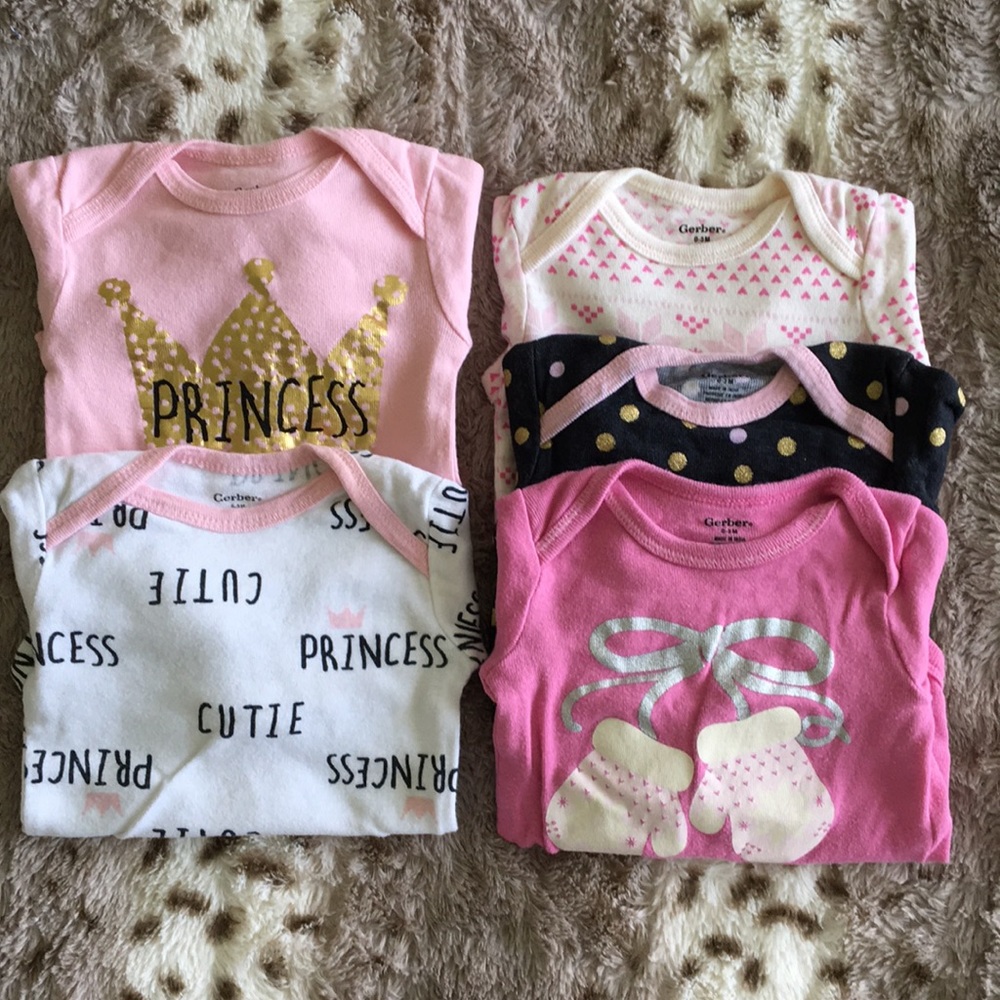 Infant Girl Long Sleeve Onesies